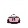 'Lingot Duo' Nappa Leather handbag Dark Purple, Light Pink & Gold