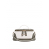 'Lingot Duo' Sac à main Cuir Nappa Éléphant, Neige & Or