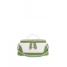 'Lingot Duo' Sac à main Cuir Nappa Chocolat, Neige & Or