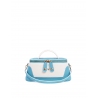 'Lingot Duo' Nappa Leather handbag Sky Blue, Snow White & Gold