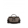'Lingot Duo' Nappa Leather handbag Chocolate, Volcan & Gold