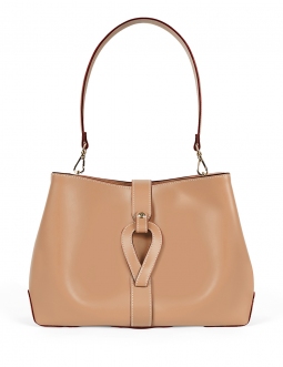 'Volute le Sac' Cabas Cuir Nappa Dijon et Or