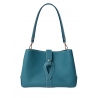 'Volute le Sac' Leather Tote bag Indigo & Gold