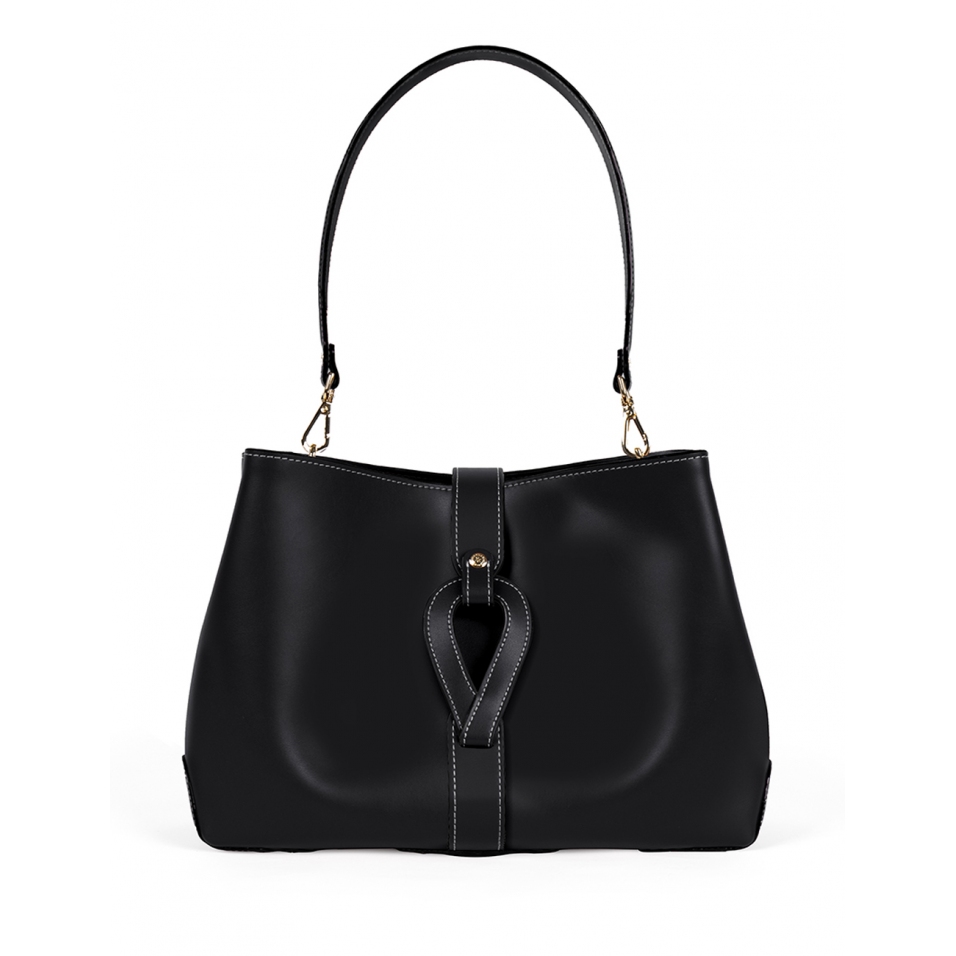 'Volute le Sac' Leather Tote bag Black & Gold