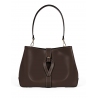 'Volute le Sac' Cabas Cuir Nappa Chocolat et Or