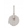 'Macaron' Nappa Leather handbag Pearl grey