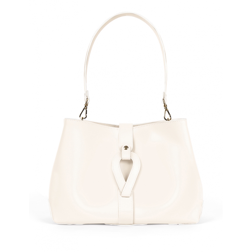 'Volute le Sac' Cabas Cuir Nappa Crème et Or