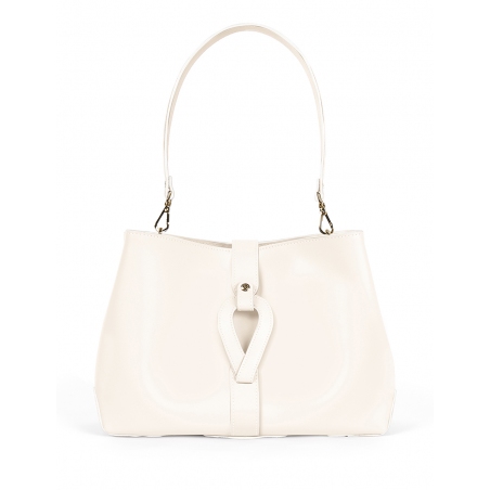 'Volute le Sac' Leather Tote bag Cream & Gold
