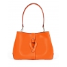 'Volute le Sac' Cabas Cuir Nappa Orange et Or