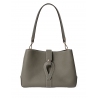 'Volute le Sac' Leather Tote bag Elephant Grey & Gold
