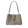 'Volute le Sac' Leather Tote bag Warm Grey & Gold