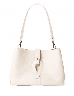 'Volute le Sac' Cabas Cuir Nappa Crème et Or