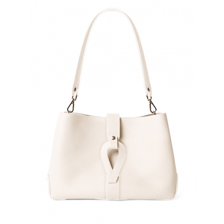'Volute le Sac' Leather Tote bag Cream & Gold