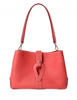 'Volute le Sac' Cabas Cuir Nappa Pastèque et Or