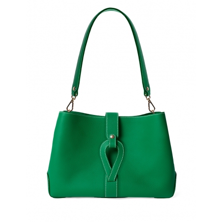 'Volute le Sac' Cabas Cuir Nappa Lagon et Or