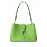 'Volute le Sac' Leather Tote bag Apple Green & Gold