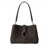 'Volute le Sac' Cabas Cuir Nappa Chocolat et Or
