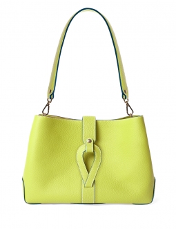 'Volute le Sac' Leather Tote bag Paille & Gold
