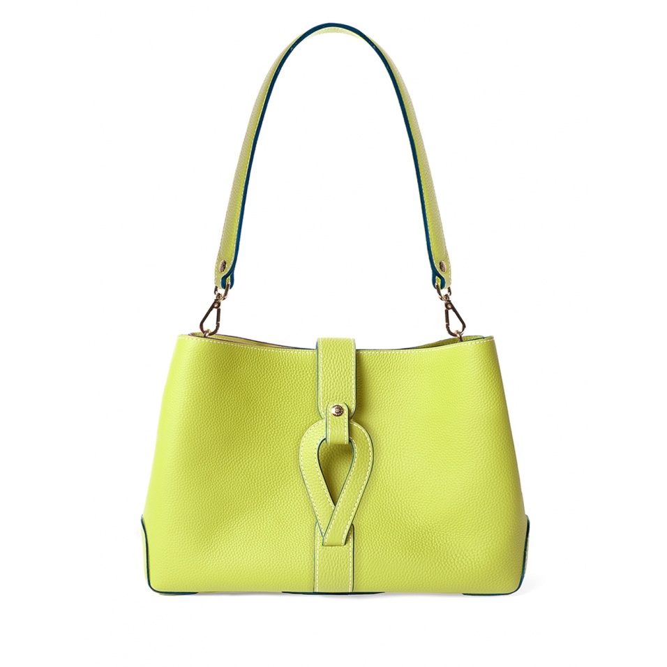 'Volute le Sac' Leather Tote bag Paille & Gold