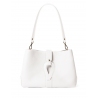 'Volute le Sac' Leather Tote bag Snow White & Gold