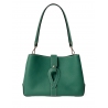 'Volute le Sac' Cabas Cuir Nappa Vert Pin et Or