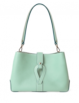 'Volute le Sac' Leather Tote bag Opaline & Gold