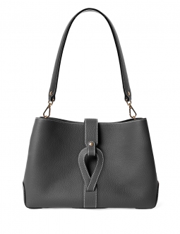 'Volute le Sac' Leather Tote bag Ardoise & Gold