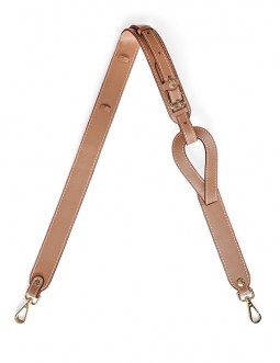 'Volute Bretelle' Adjustable Nappa silk leather Strap