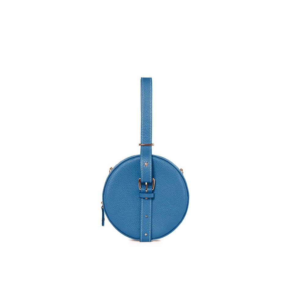 'Macaron' Nappa Leather handbag  Indigo