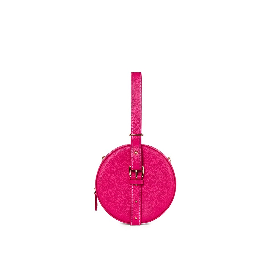 'Macaron' Nappa Leather handbag Pink 