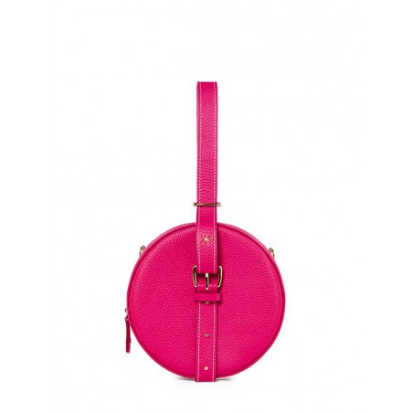 'Macaron' Nappa Leather handbag Pink 