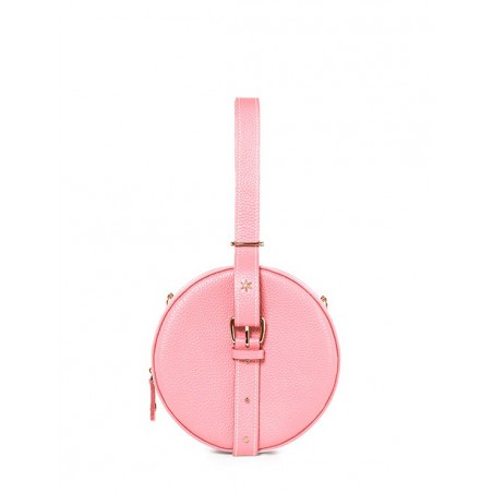 'Macaron' Nappa Leather handbag Light Pink 