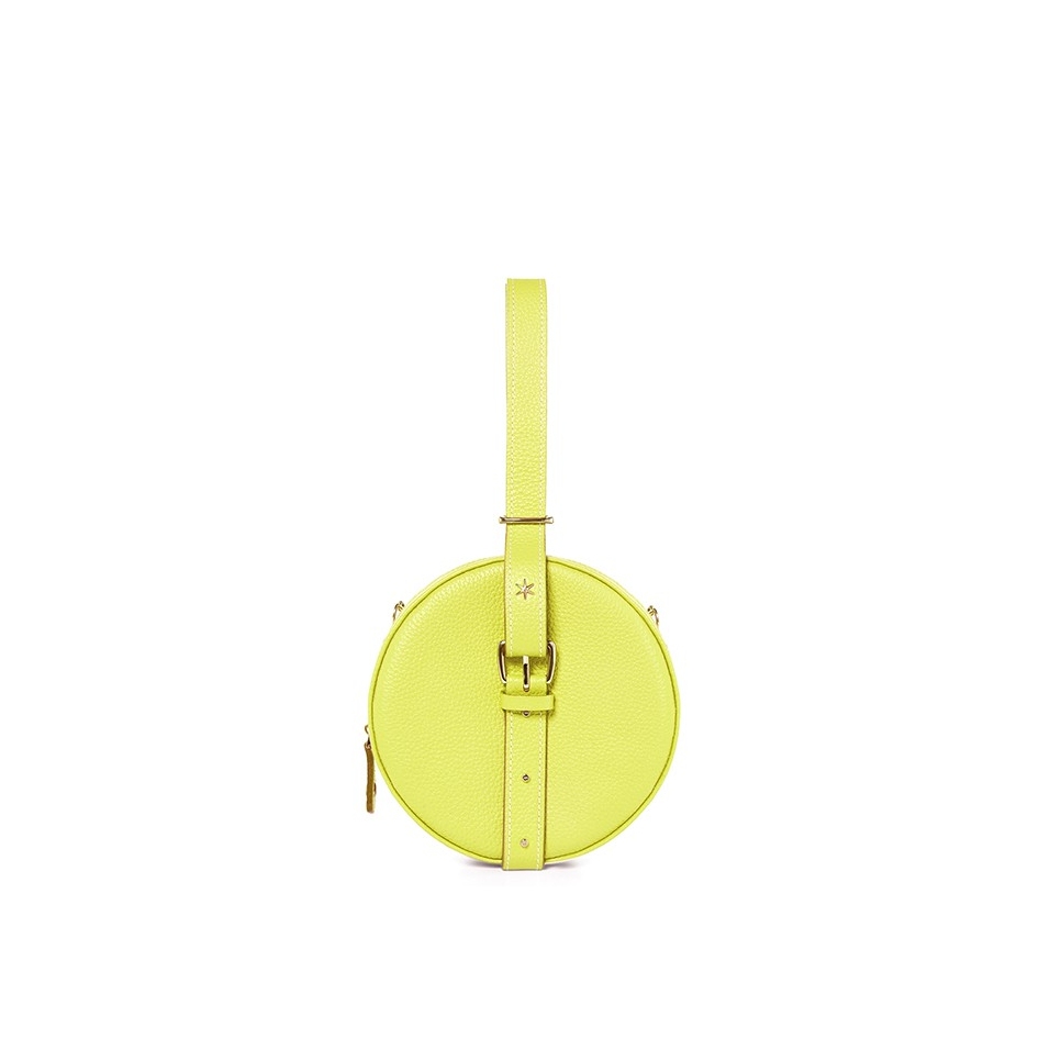 'Macaron' Nappa Leather handbag  Paille