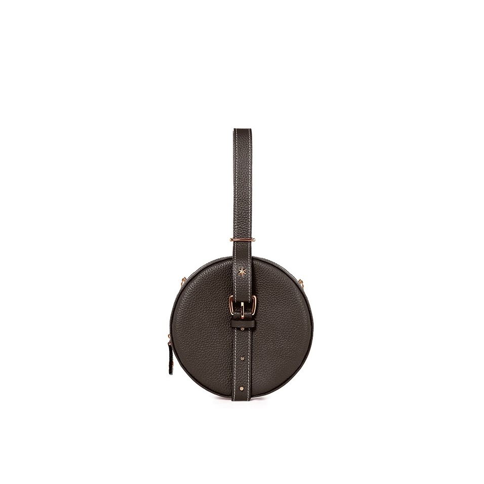 'Macaron' Nappa Leather handbag ChocolatE 