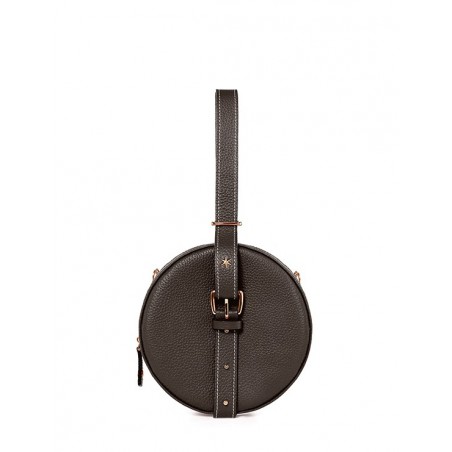 'Macaron' Nappa Leather handbag ChocolatE 
