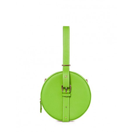 'Macaron' Nappa Leather handbag  Apple Green