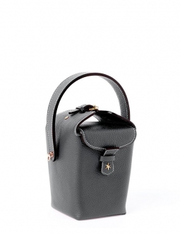 'Tuilerie' Sac à main Seau Cuir Nappa  Ébène