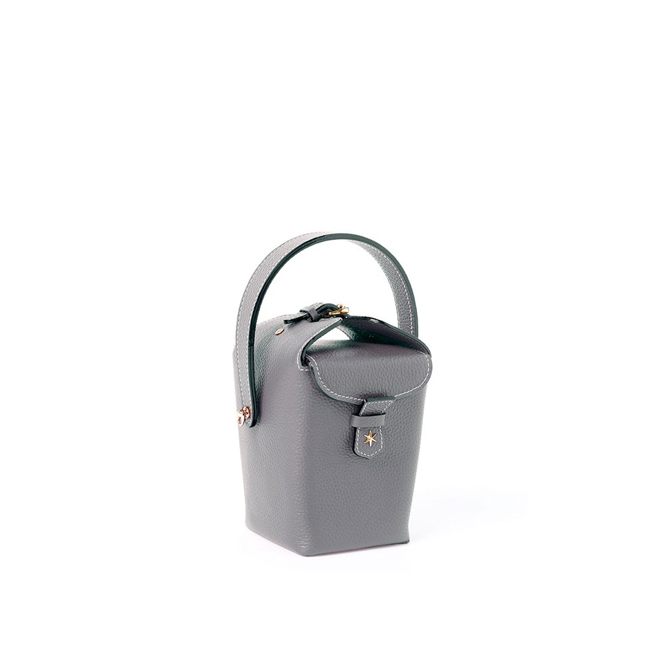 'Tuilerie' Nappa Leather handbag Ardoise
