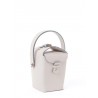 'Tuilerie' Nappa Leather handbag Pearl grey