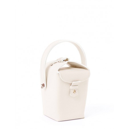 'Tuilerie' Nappa Leather handbag Cream