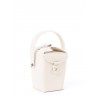 'Tuilerie' Sac à main Seau Cuir Nappa  Crème