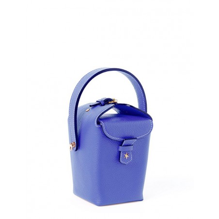 'Tuilerie' Nappa Leather handbag Deep Blue