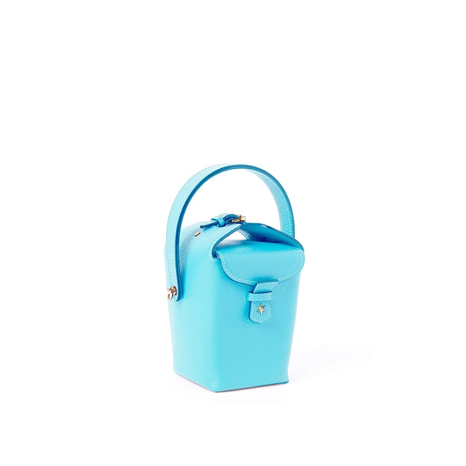 'Tuilerie' Nappa Leather handbag Sky Blue