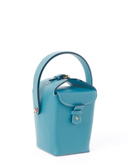'Tuilerie' Nappa Leather handbag Indigo