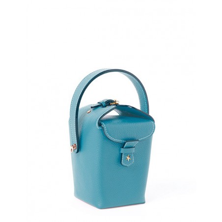 'Tuilerie' Nappa Leather handbag Indigo