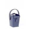 'Tuilerie' Nappa Leather handbag Night Blue & Gold