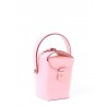 'Tuilerie' Nappa Leather handbag Light Pink & Gold