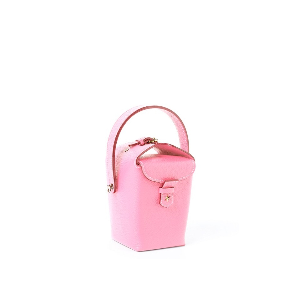 'Tuilerie' Nappa Leather handbag Rose & Gold