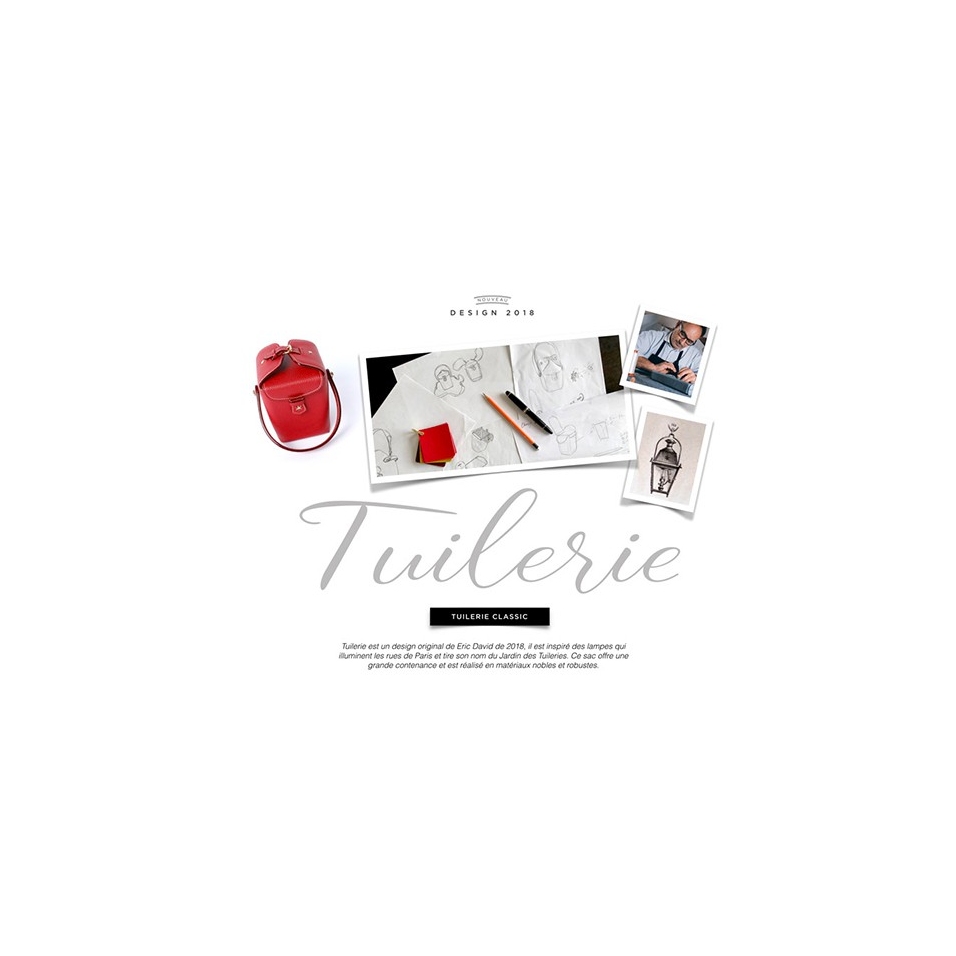 'Tuilerie' Sac à main Seau Cuir Nappa  