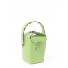 'Tuilerie' Sac à main Seau Cuir Nappa Pomme & Or